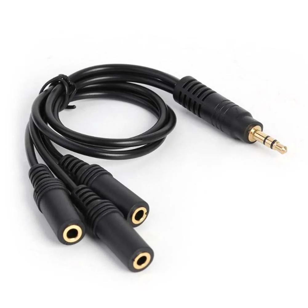 

AUX SPLITTER 3.5mm Audio Cable Tools 0.3 M / 0.98 Ft 3 WAY 3.5 Male To 3x Female 3.5mm Jack AUX SPLITTER CABLE
