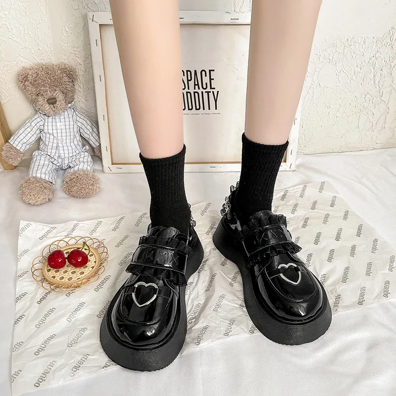 Mary Jane Shoes Women's 2022 Autumn New Retro Pu Small Leather Shoes Comfortable Wear-resistant Thick-soled Women's Shoes