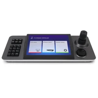 h 265 4k decoding 10 1 inch touch screen ptz controller network camera keyboard with ptz 4d joystick