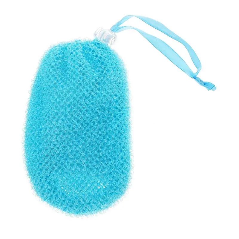 

1pc Soap Foam Mesh Bag Exfoliating Soap Saver Pouch Exfoliator Sponge Soap Pocket Bathing Scrubbing Bubble Bag Nylon Mesh Bag