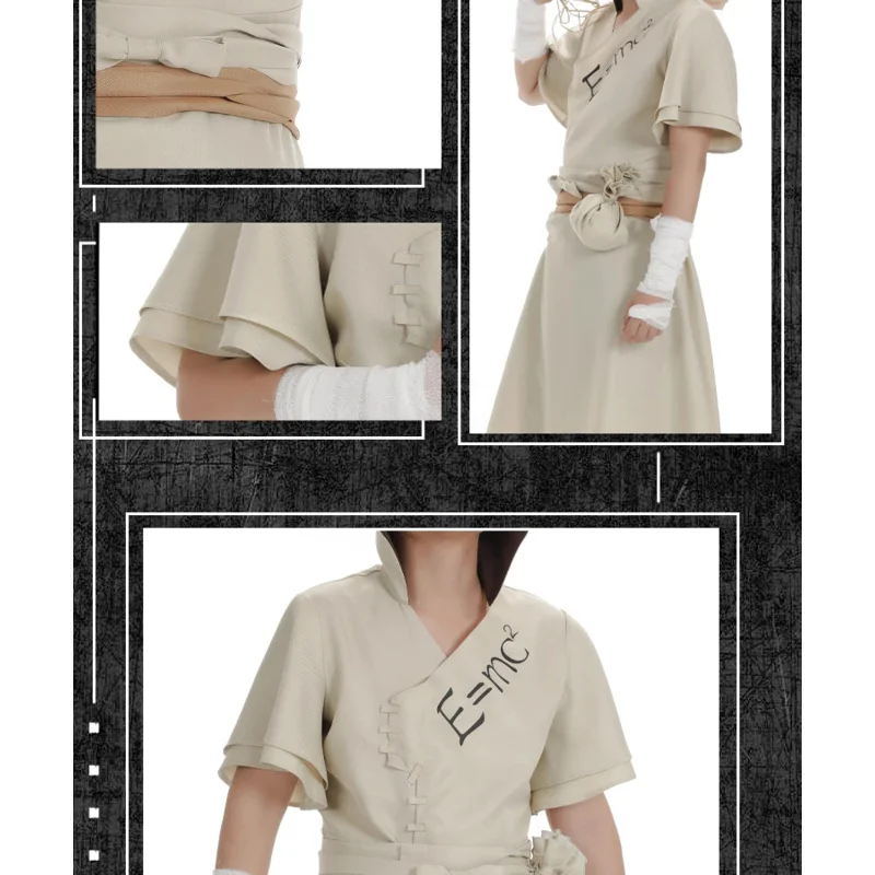 Аниме Доктор Стоун Сенку Исигами костюмы парик косплей костюм для взрослых белый