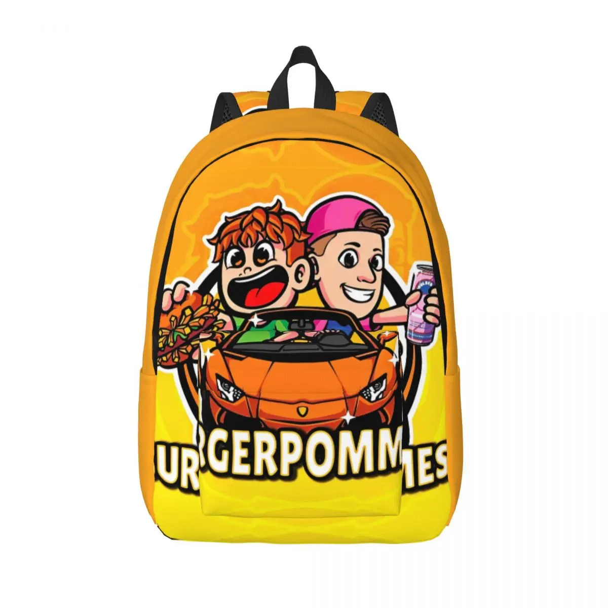 Новый рюкзак LukasBS burgervestido для начальной и старшей школы студент ICrimax Game Bookbag