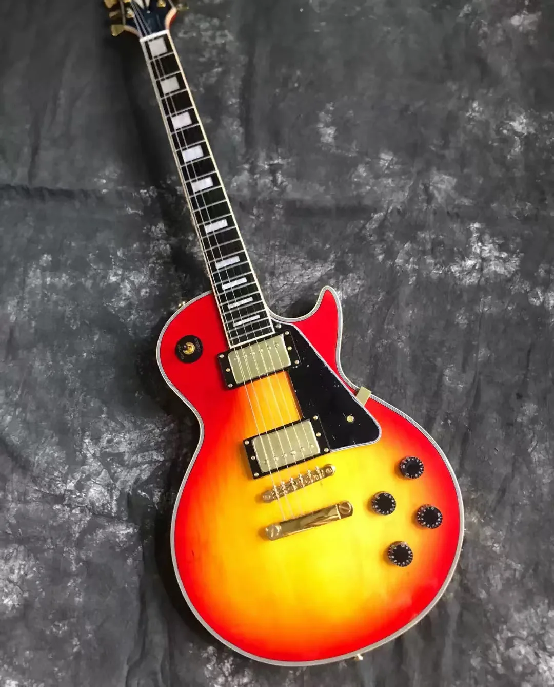 

Oem 6 String Electric Guitar, Tomato Color , Free Delivery