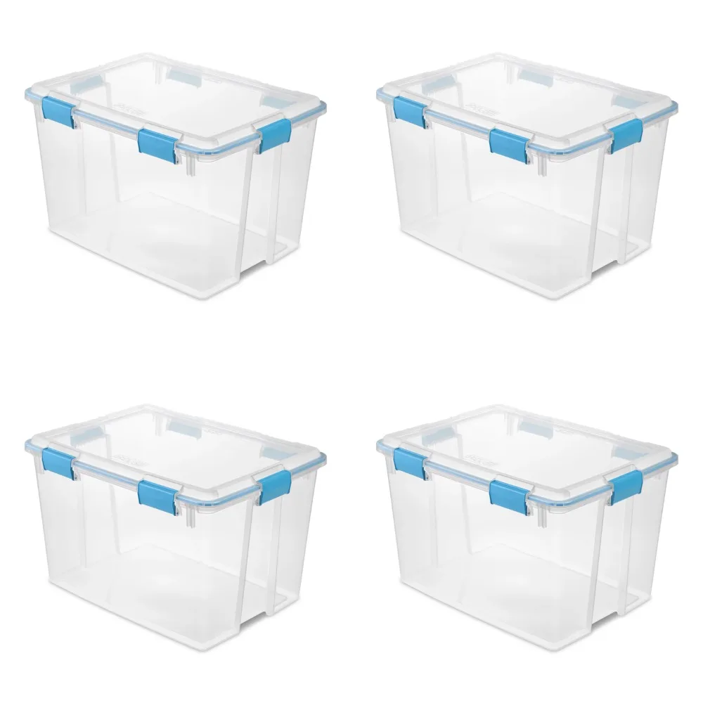 

Sterilite 80 Qt. Пластиковая прокладка для аквариума, набор из 4 штук