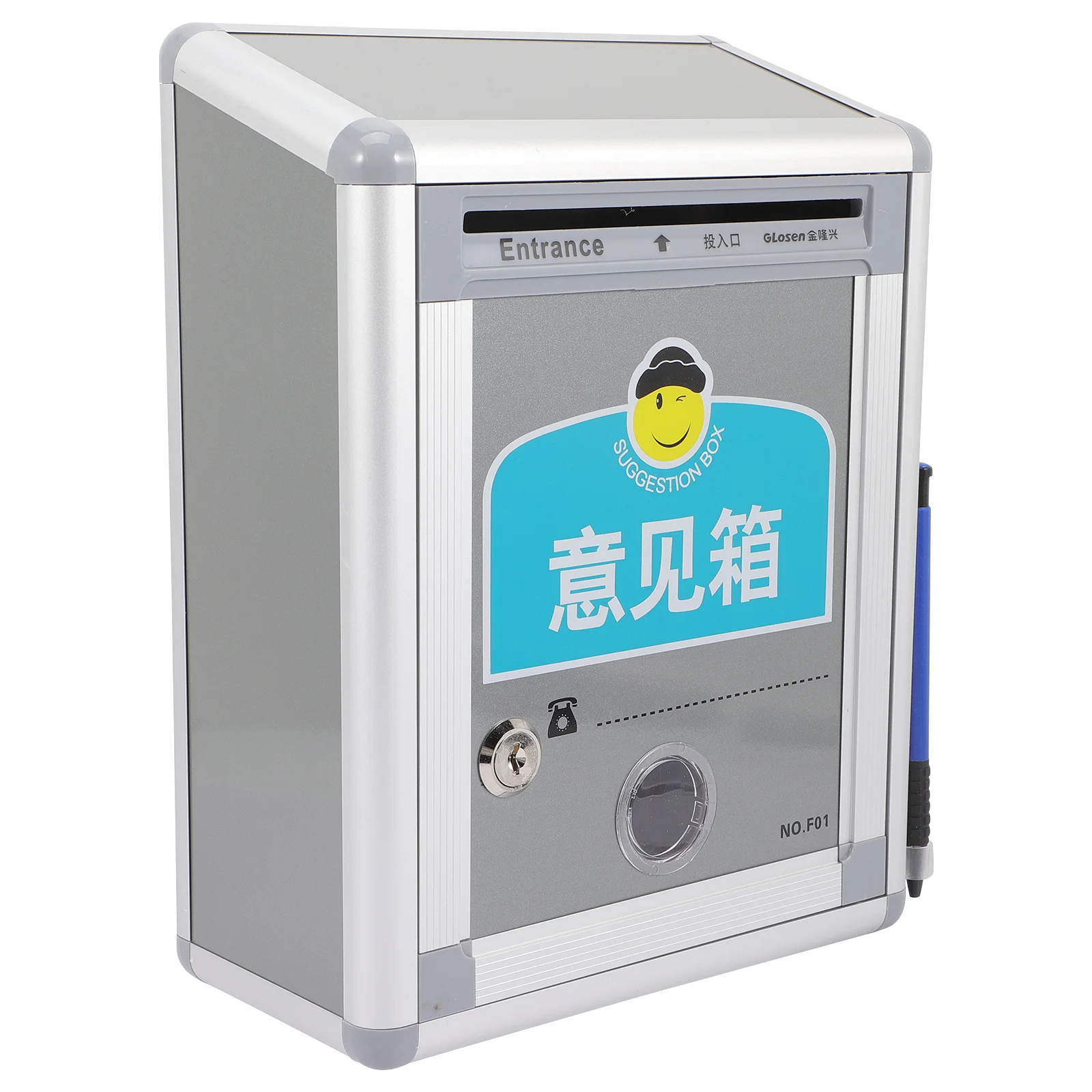 

Box Letter Ballot Mailbox Donation Wall Safe Suggestion Container Storage Public Collection Comment Office Mail Boxes Complain