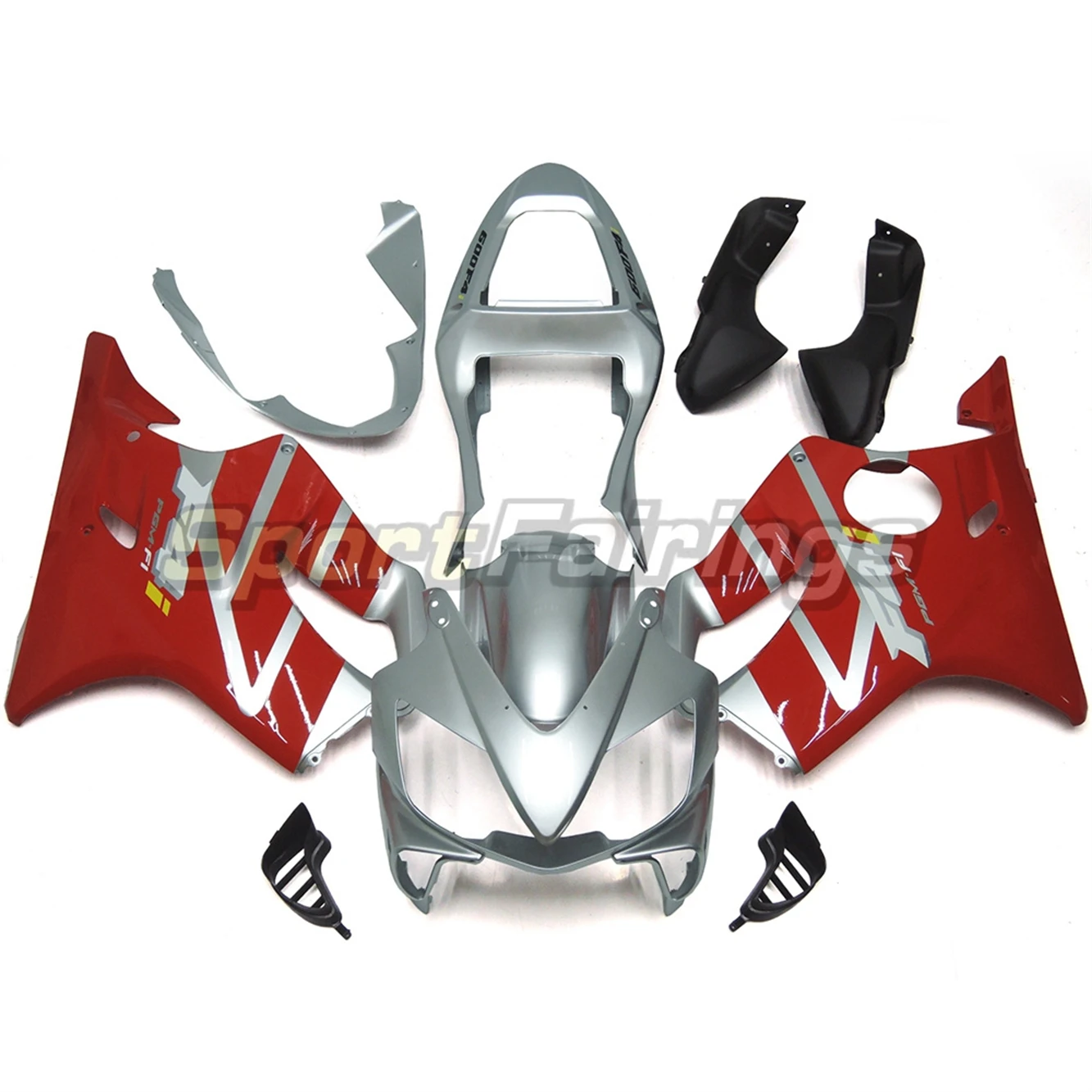 

Novo ABS Whole Motorcycle Fairings Kits Para HONDA CBR 600 CBR600 CBR600F F4I 2001 2002 2003 Injection Carroçaria Acessórios No