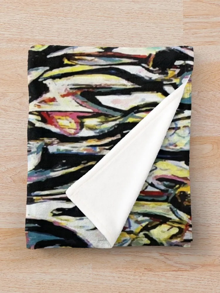 Jackson Pollack | Настенное одеяло тепловое мягкое большое искусственное