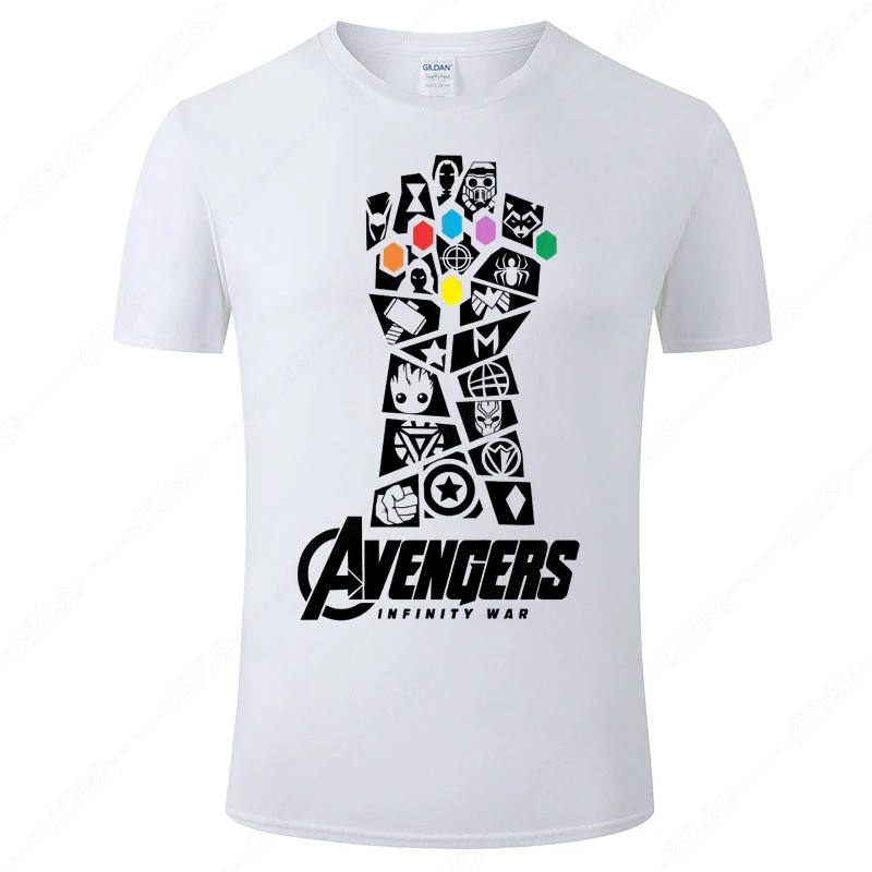 

The Avengers T Shirt Men 2021 Summer Cotton Print T-Shirt Fashion Short Sleeved Tee Homme Clothes Camisetas Hombre J74