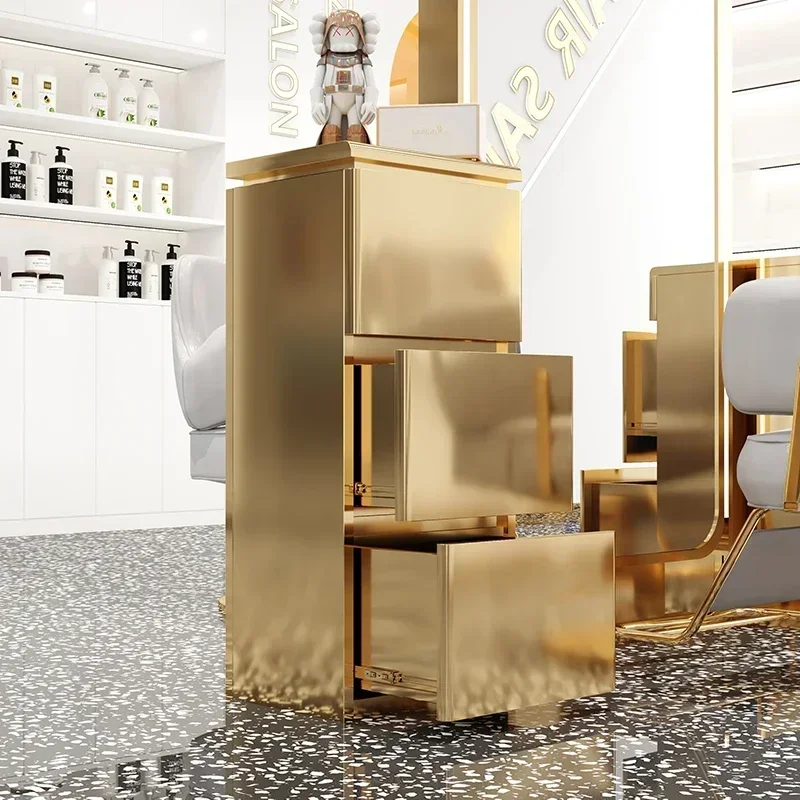 Тележка-органайзер из железа для салона красоты