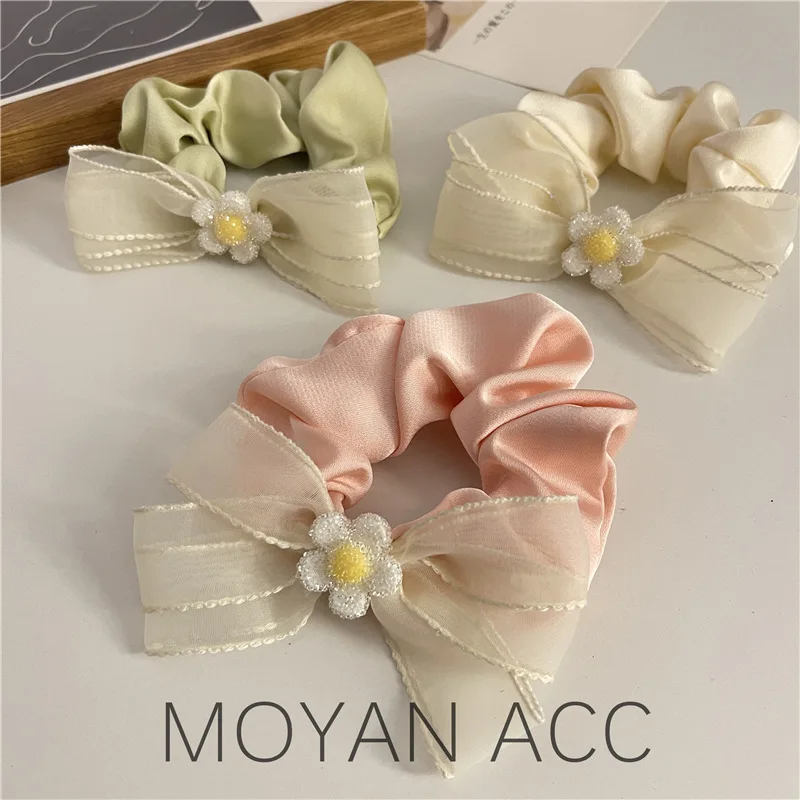 

South Korea's new large intestine hair ring hair rope sweet forest small fresh fabric large intestine ring hair ring head rope
