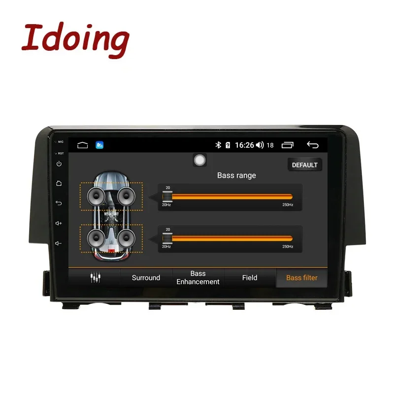 Idoing 9 &quotавтомобильный Android авторадио мультимедийный плеер для Honda Civic 10 FC FK 2015-2020