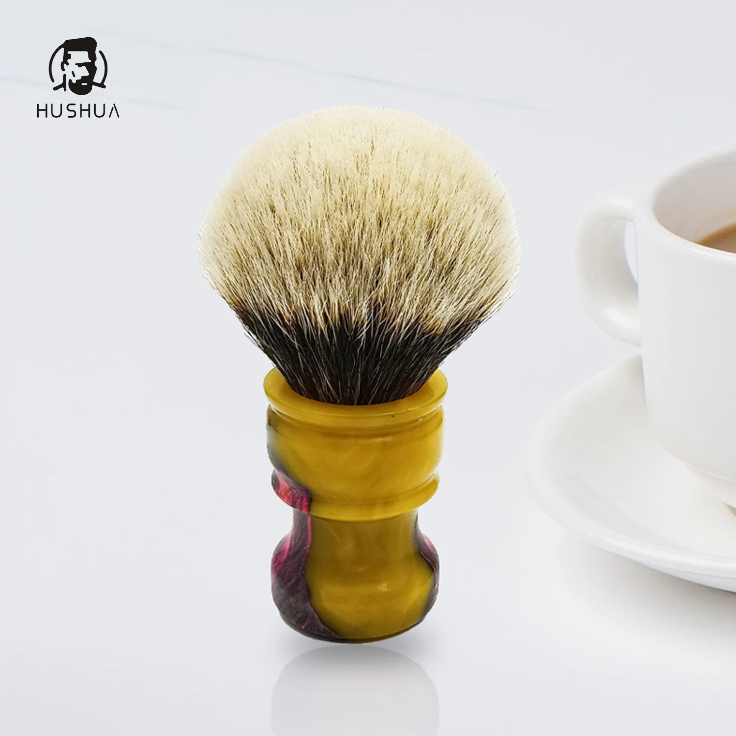 

Hushua SHD Badger Hair Shaving Brush Professional Barber Shop Men Shave Tool Beard Trimmer