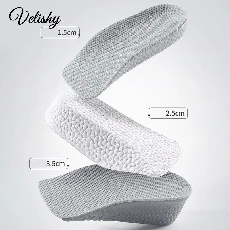 

FoamBeads Heighten Insoles Height Increase Insole Arch Support Heel Pad Shock Absorption Insoles For Feet Light Weight Shoes Pad