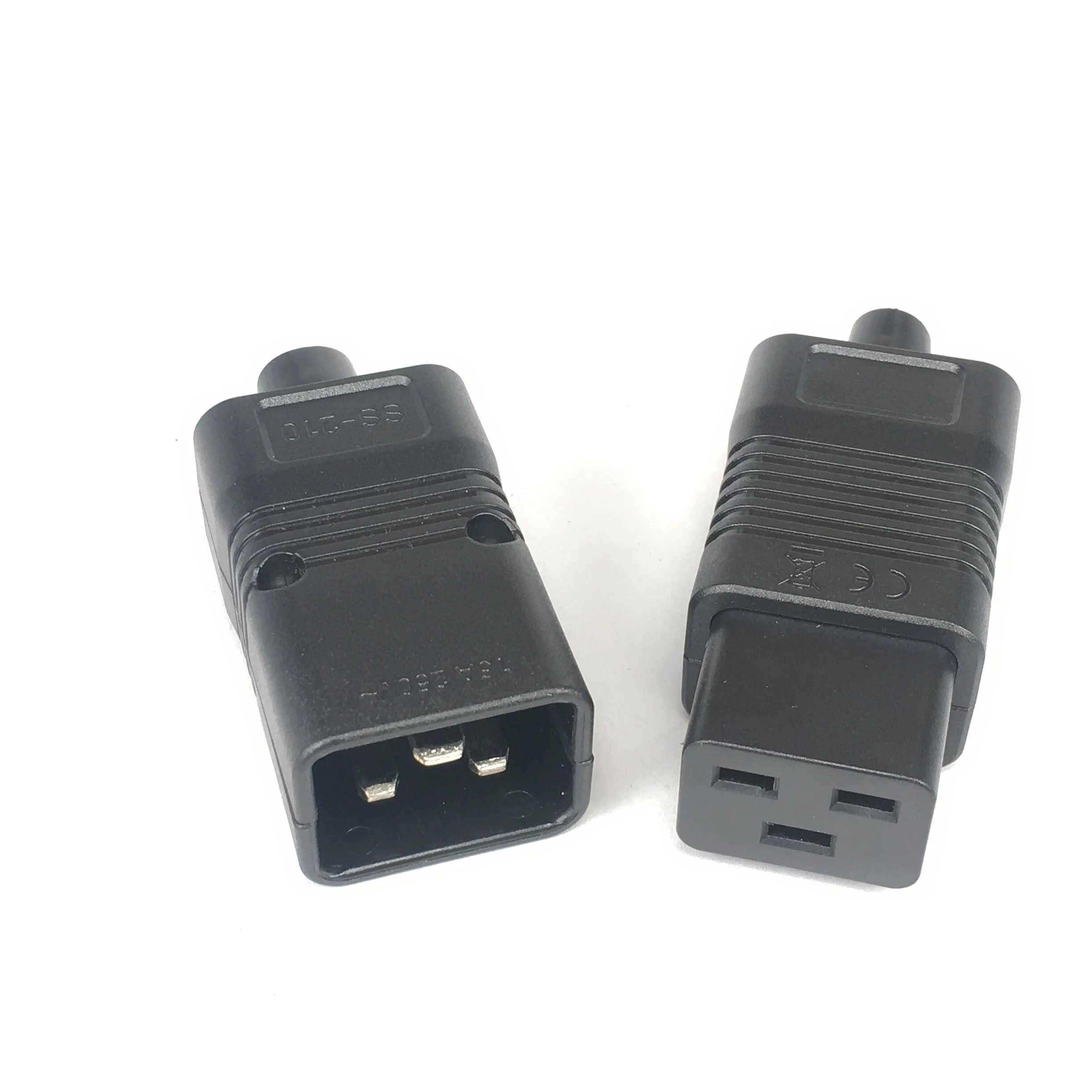 PDU/UPS Socket Standard IEC320 C19 C20 16A 250V AC Electrical Power Cable Cord Connector Removable plug Female Male Plug Adapter |