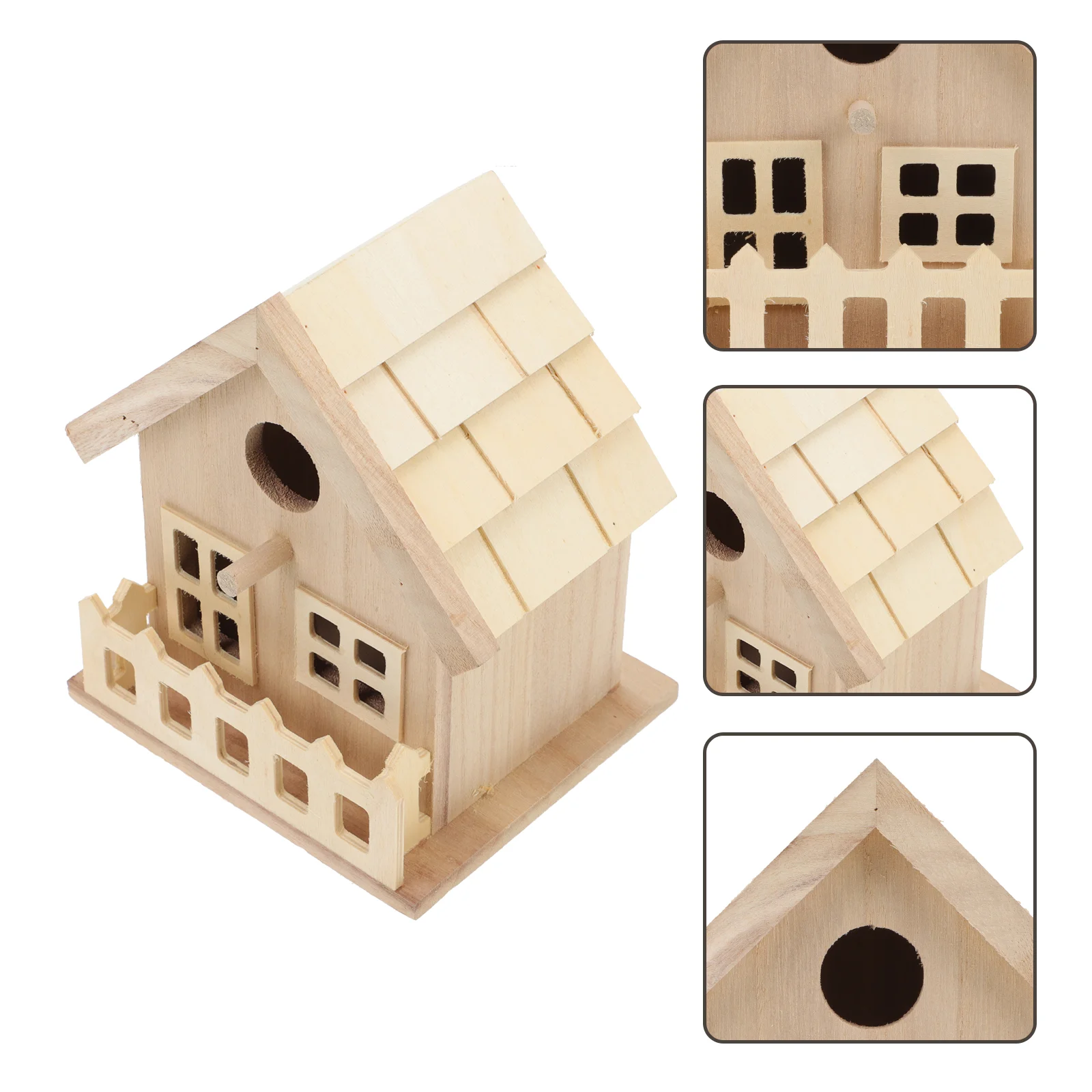 

Bird House Bird Feeding House Hanging Bird House Bird Nest Bird Feeding Nest for Home Garden Forest