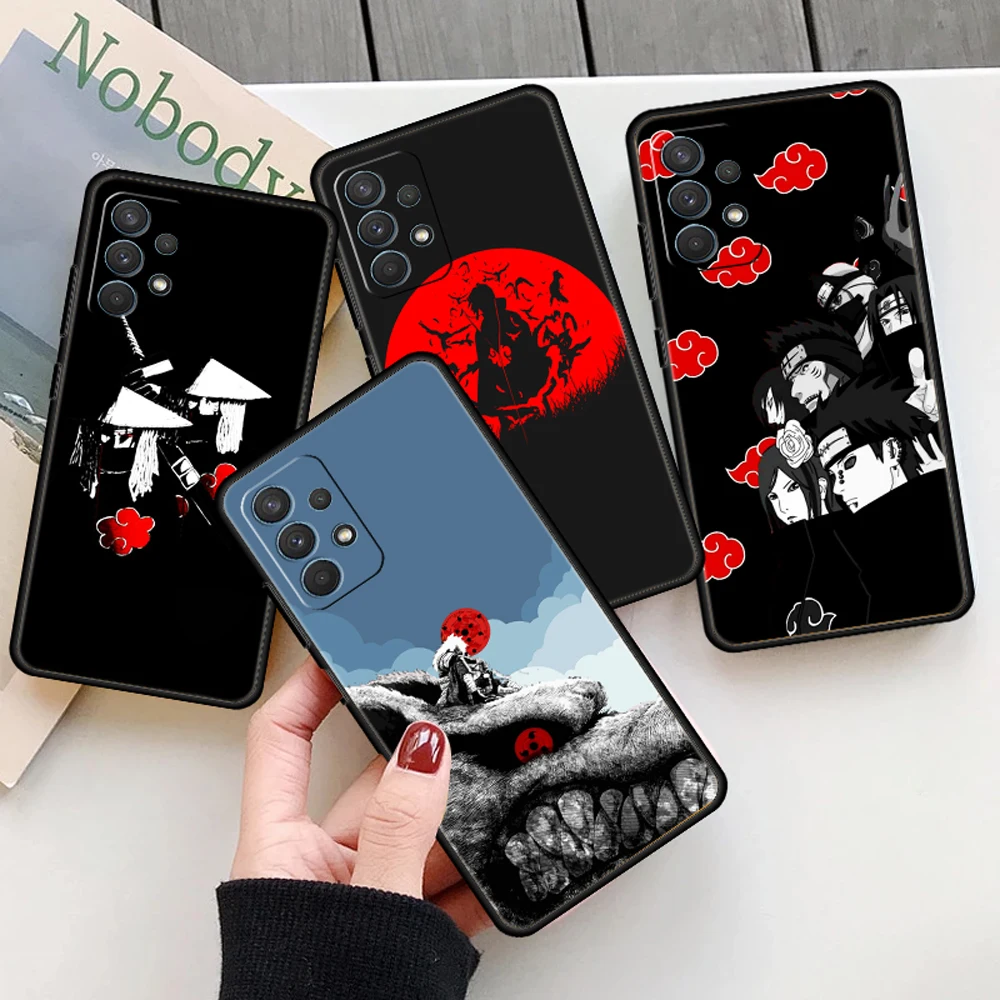 Чехол с аниме Наруто Акацуки для Samsung A12 A52 A51 A32 4G A21s A71 A02s A31 A72 A22 5G A11 A41 A02 A42 чехол |