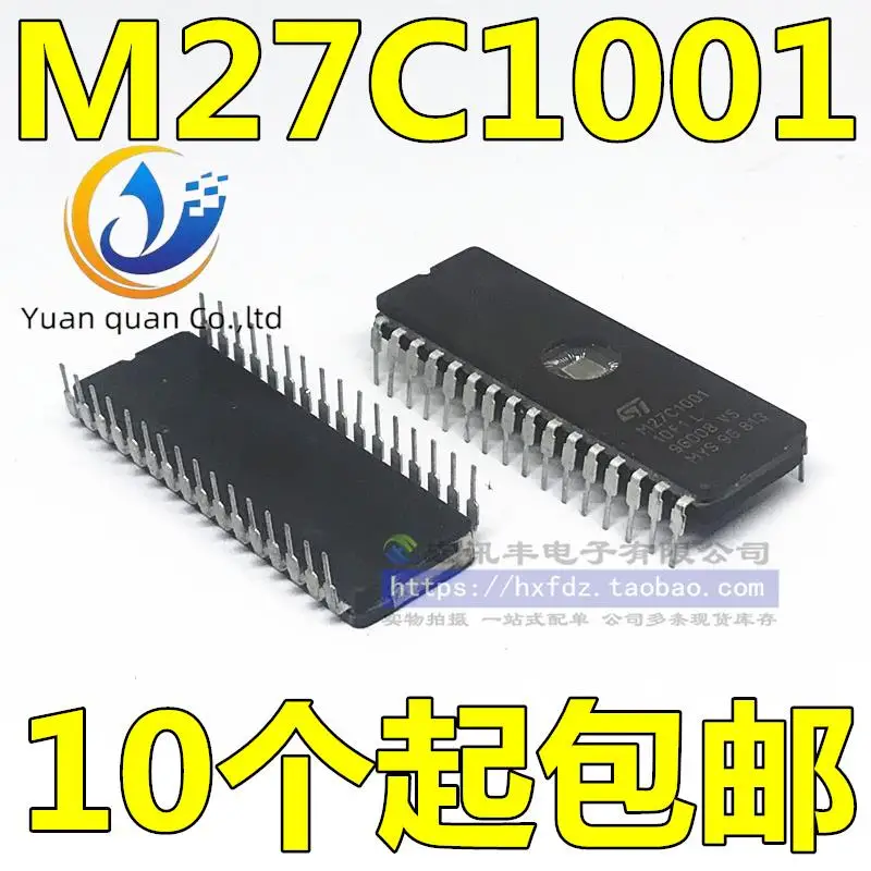 

30pcs original new M27C1001-10F1 M27C1001-12F1L M27C1001 CDIP-32 memory chip