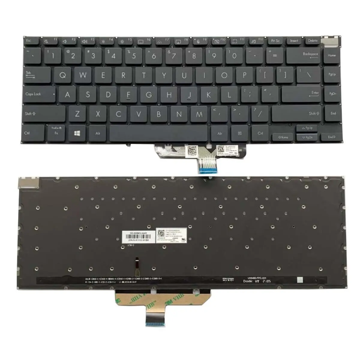 Новая американская клавиатура с подсветкой для ASUS Zenbook 14X UX5400 UX5400E UX5400EA UX5400EG (art.: 3920da38ced40) - 3920da38ced40
