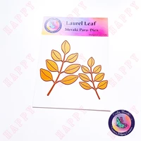laurel leaf metal cut die 2022 arrival new various card diary series scrapbook diy decoration paper craft knife blade punch mold
