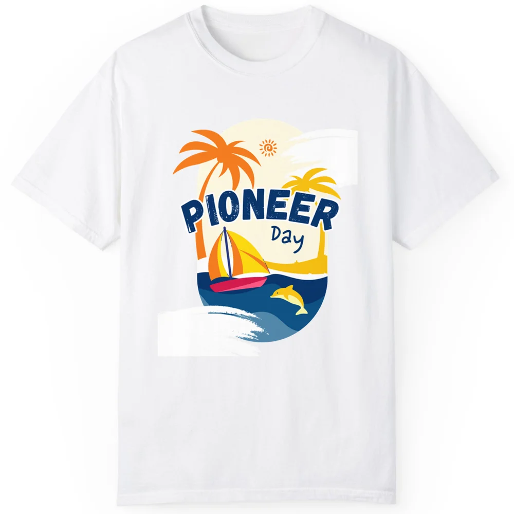 Игривая летняя футболка для мужчин и женщин