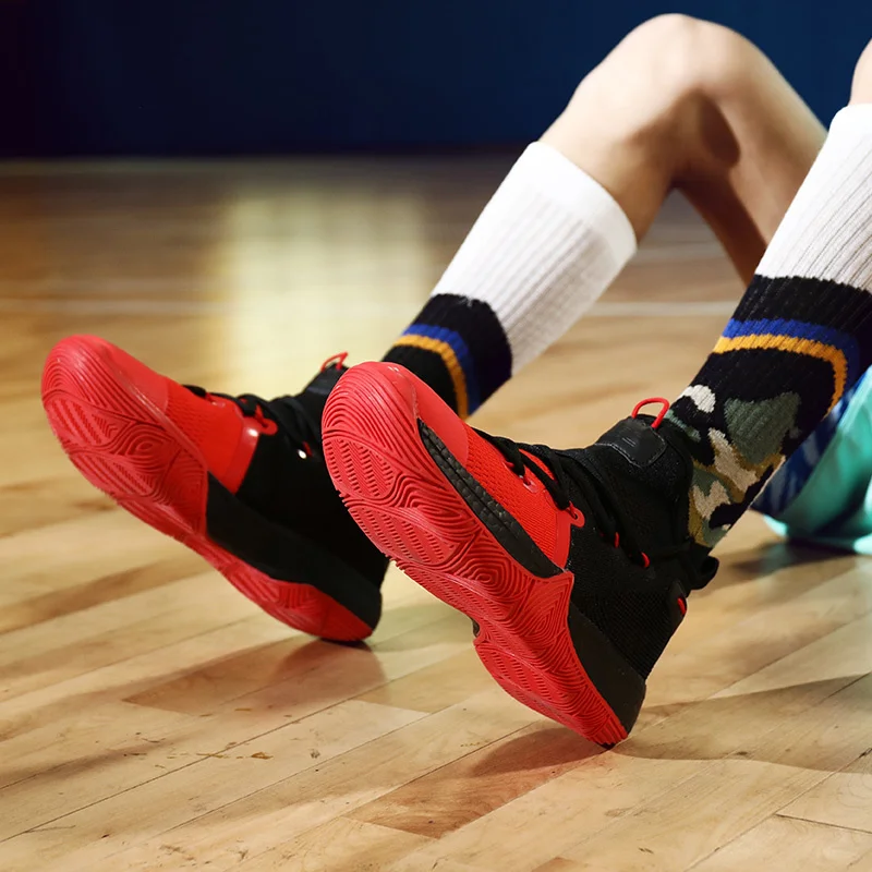 Shoes for Men High Quality Breathable Basketball Shoes New Men Sneakers Non-slip Wear-resistant Couple Model Running Shoes 35-46