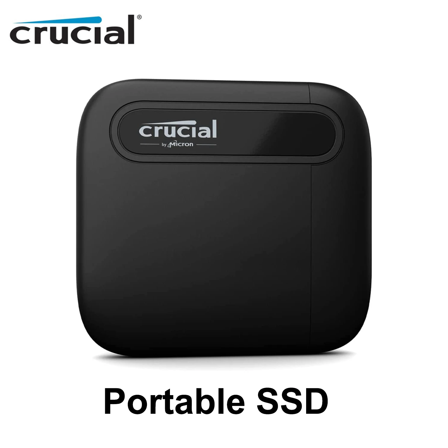 Crucial X6 500G 1TB 2TB 4TB Portable SSD 800MB/s USB 3.2 External Solid State Drive USB-C 1000GB 2000GB 4000GB 1T 2T 4T Type-C