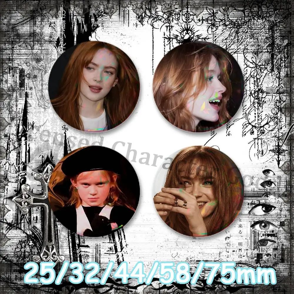 Классический жестяной значок S-Sadie S-Sink 58 мм, 2,25 дюйма, голографический, круглый, в стиле Baji Kawaii, для коллекционирования (art.: 3920dcc412ee1) - 3920dcc412ee1
