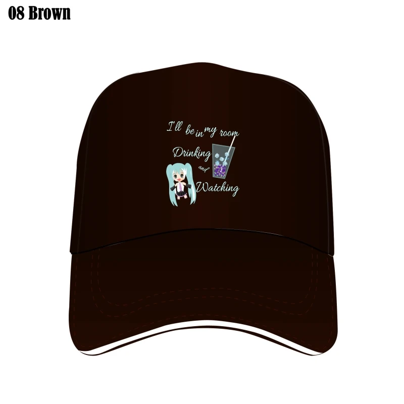 

Boba Tea And Anime Black Bill Hats One Size Cool Caps Cap New Fashion Diy Design