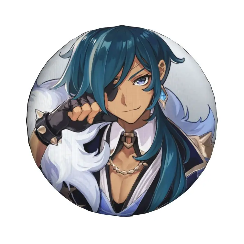 Пользовательский чехол для запасного колеса Kaeya Genshin Impact Toyota Land Cruiser Prado Jeep RV SUV 4WD 4x4