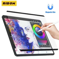 removable magnetic attraction paper film for ipad air4 10 9 10 2 10 5 paper like screen ipad pro 11 2021 m1 12 9