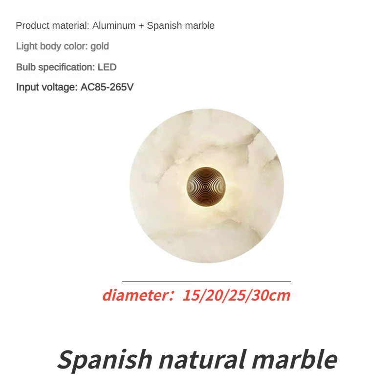 

Настенный светильник ZISIZ из мрамора