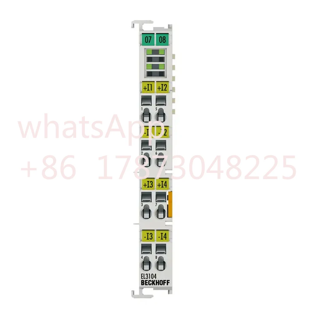 EL3104 Терминал EtherCAT 4-канальный модуль ПЛК с аналоговым входом