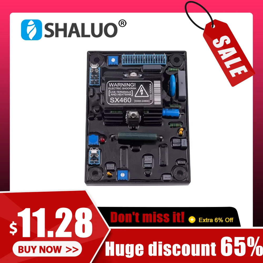 

NEW AVR SX460 Power Generator Automatic Voltage Regulator Stabilizer Control Unit Alternator Diesel Genset Parts Accessories