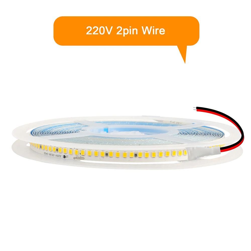 Светодиодная лента HEGEHE 240 LED 5/10/15/20 м теплый/натуральный/холодный белый