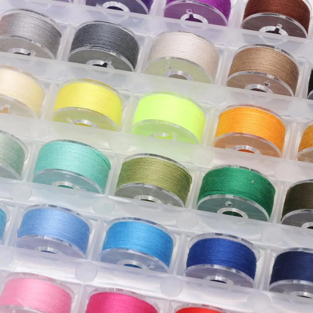 Многоцветная приблизительная черная коробка для хранения 72 шт. белая швейная