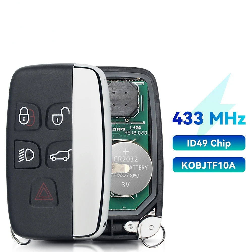

KEYYOU 315 МГц 433 МГц Дистанционный Ключ Для Land Rover LR2 LR4 Range Rover Evoque Sport 2012-2018 ABS Пластик Смарт-брелок ...