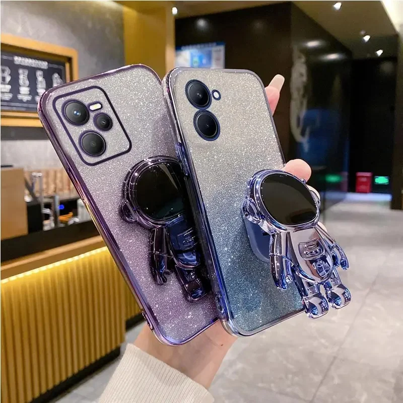 Роскошный блестящий чехол с гальваническим покрытием для астронавта