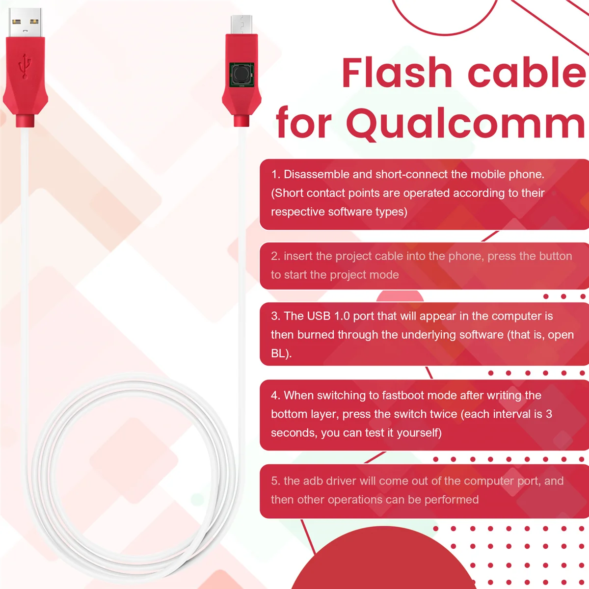 MIRACLE CABLE для флэш-памяти Qualcomm и открытого порта 9008