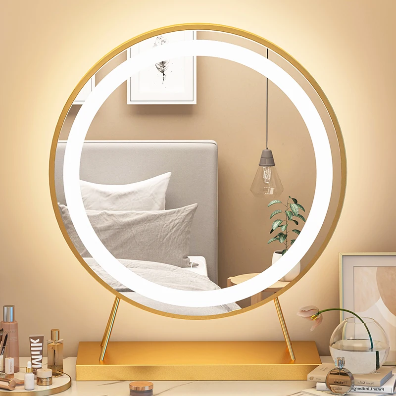 

Light Decorative Mirror Toilet Mobile Aesthetic Living Room Modern Decorative Mirror Small Decoration Maisons Nordic Furnitures