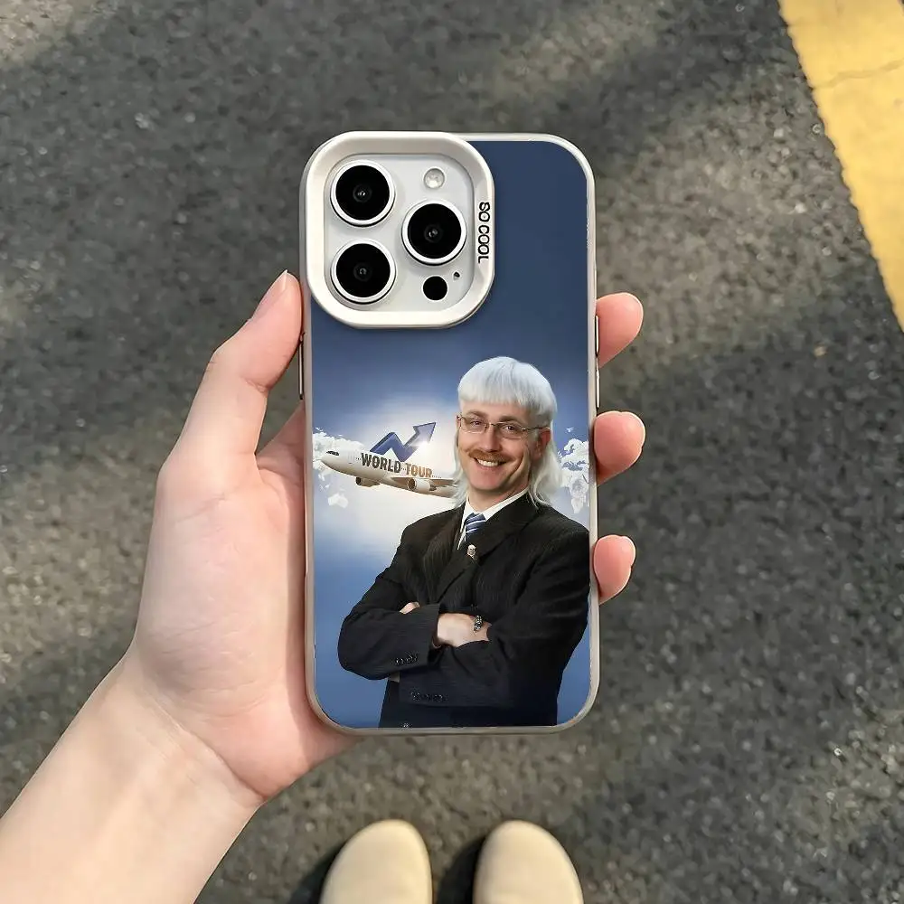 Фото Чехол J-Joosts 2026 Tour K-Kleins с матовой белой рамкой и большим объективом для iPhone 12 11 14 13 17 16 15 Pro Max Mini Plus E №3