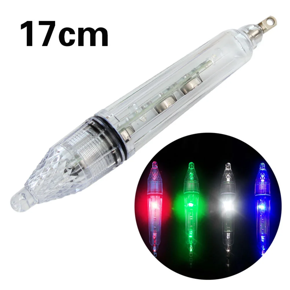 

17cm 45g Underwater Fishing Light Deep Drop LED Underwater Light Waterproof Lamp Bass Lure Bait Attracting Light for Goods