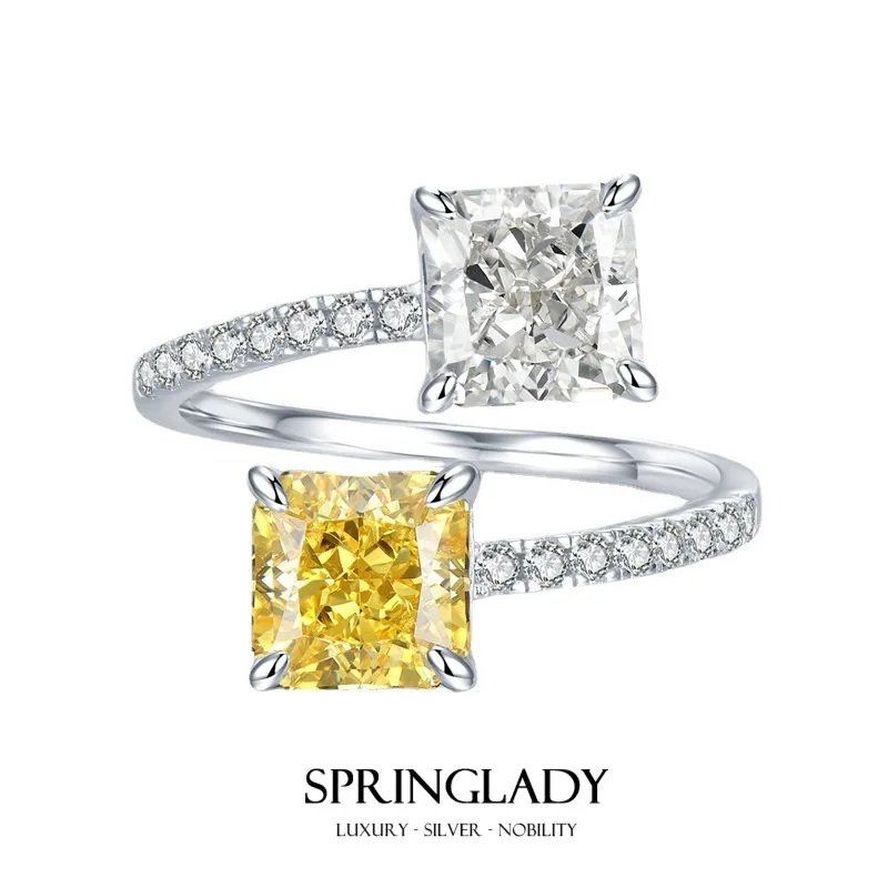 

Женское кольцо из серебра 925 пробы, 7 х7 мм