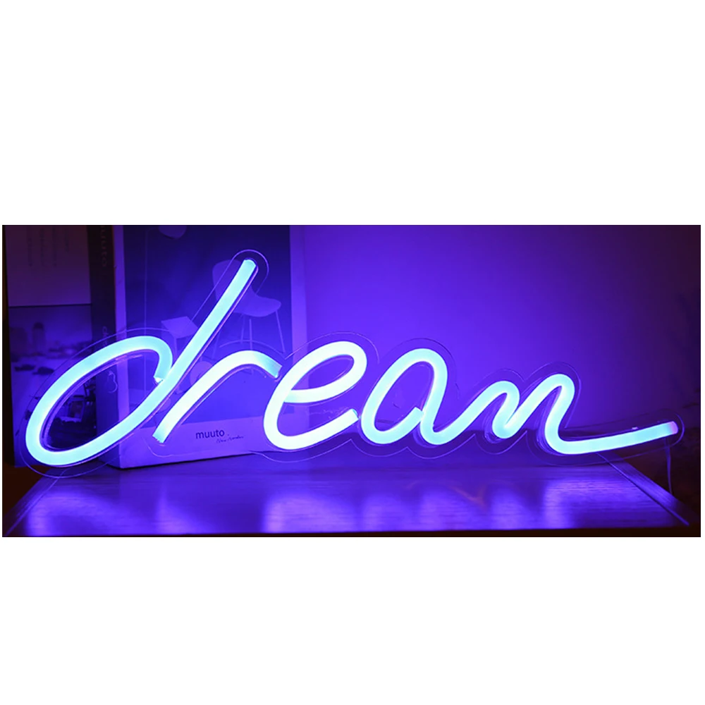 

New Style Led Neon Light Sign Atmosphere Lights Kids Room Bar Decoration Party Wedding Birthday Shop Cafe Night Acrylic Lamp