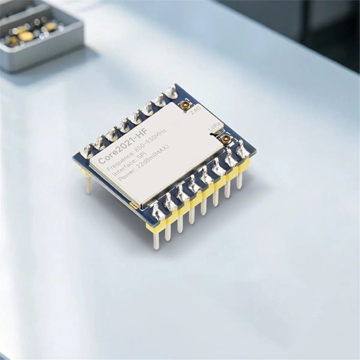 Фото Модуль LoRa DTC6 Core2021, приемопередатчик LR2021, плата IoT с низким энергопотреблением, модуль телеметрии IoT Core2021-HF-M №1