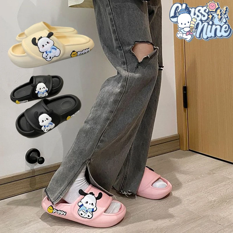 

Сандалии Sanrio из ЭВА, милые мягкие босоножки с мультяшным принтом, милые аниме Y2K, Нескользящие тапочки для девушек, подарок