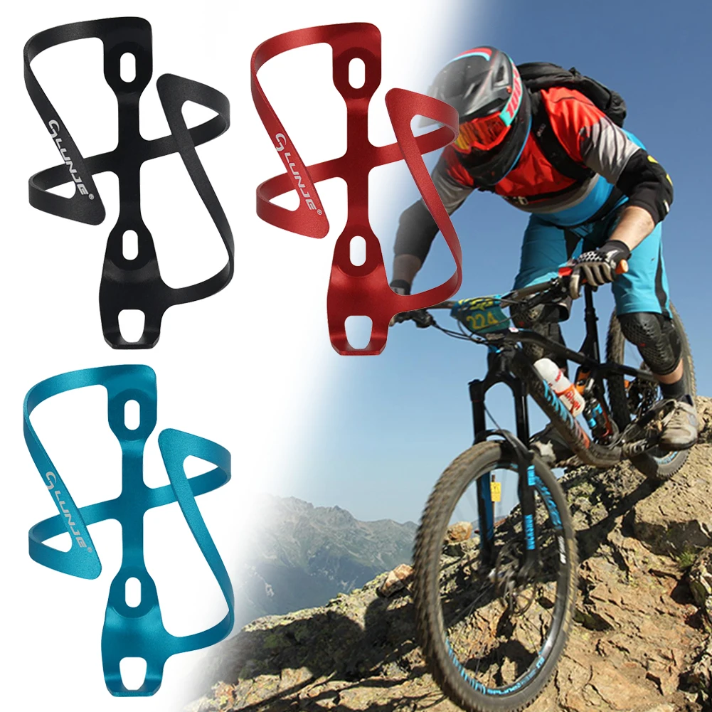 

Bicycle Water Bottle Holder Mountain Road Bike Drink Cup Cage Kettle Rack Aluminum Cup Holder Adjusts To Fit A Wide Range