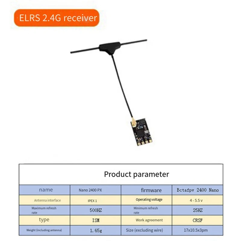 Приемник ELRS 2 4 ГГц для FPV RC Drone