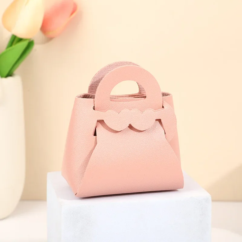 

10/30 шт., мини-товары для вечеринок, кожаная упаковочная сумка, розовая, синяя, портативная подарочная сумка, детская сумка-тоут на день рождения, оптовая продажа