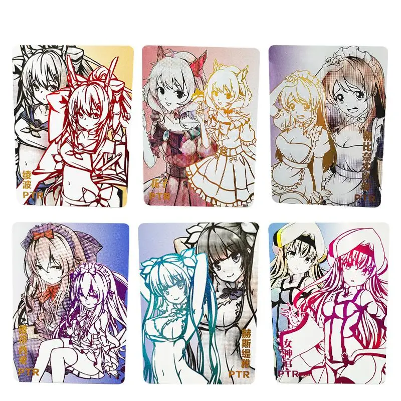 

New Goddess Story Rare Ptr Collection Card Beautiful Girl Party Board Game Tcg Childrens Anime Cartoon Toy Kawaii Birthday Gifts