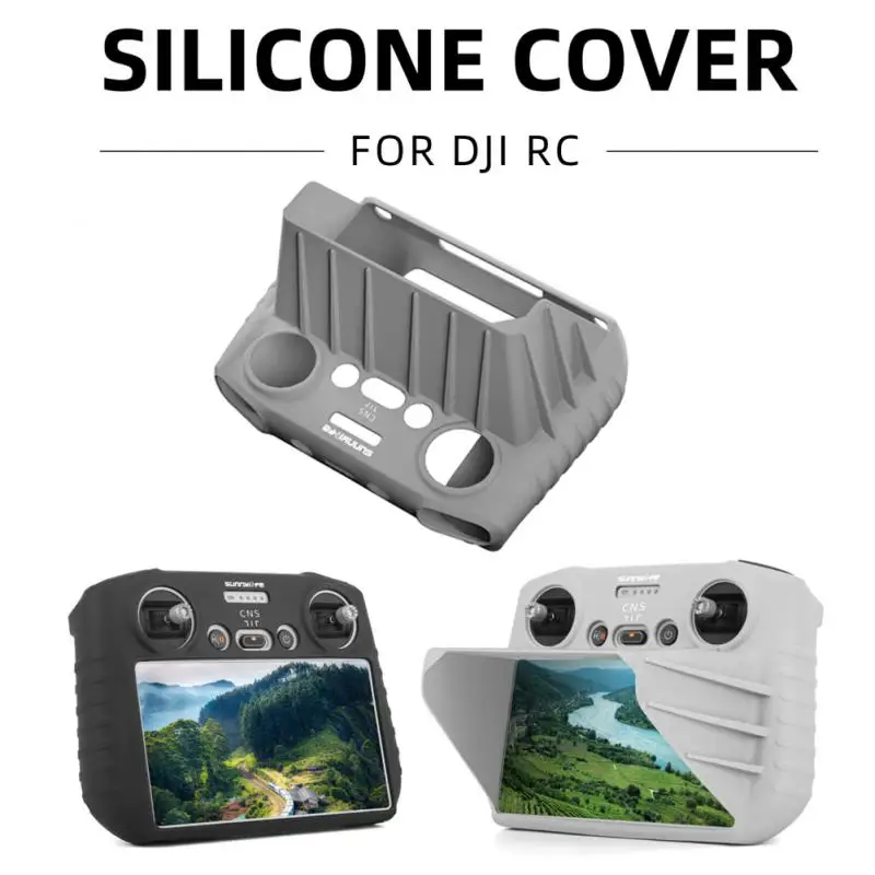

Mini 3 Scratch Proof Silicone Cover For Dji Mini 3 PRO Remote Controller Protective Case Anti Collision Case With Lens Hood New